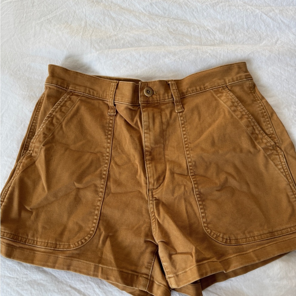 Madewell Tan Camp Shorts
